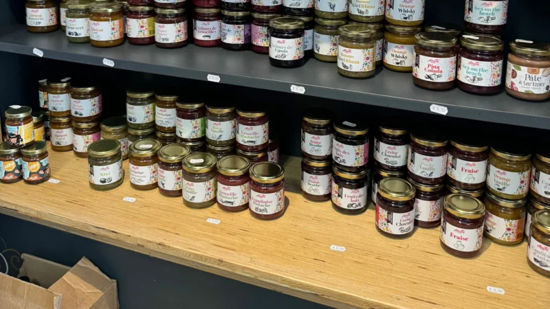 La gamme complète de confiture de notre partenaire Alicette