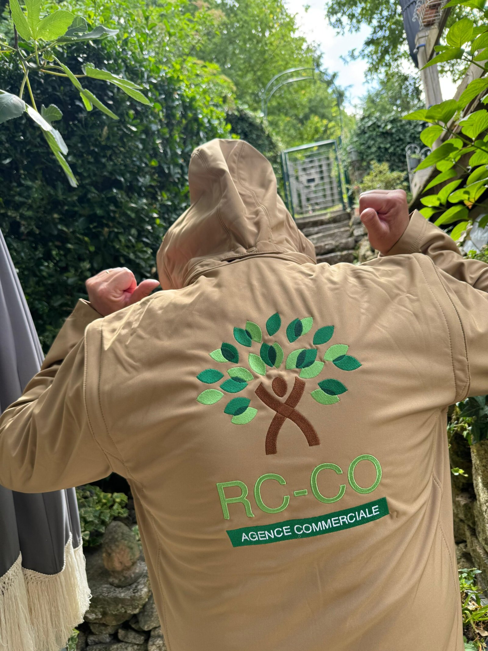 Veste RC-CO brodée - dos